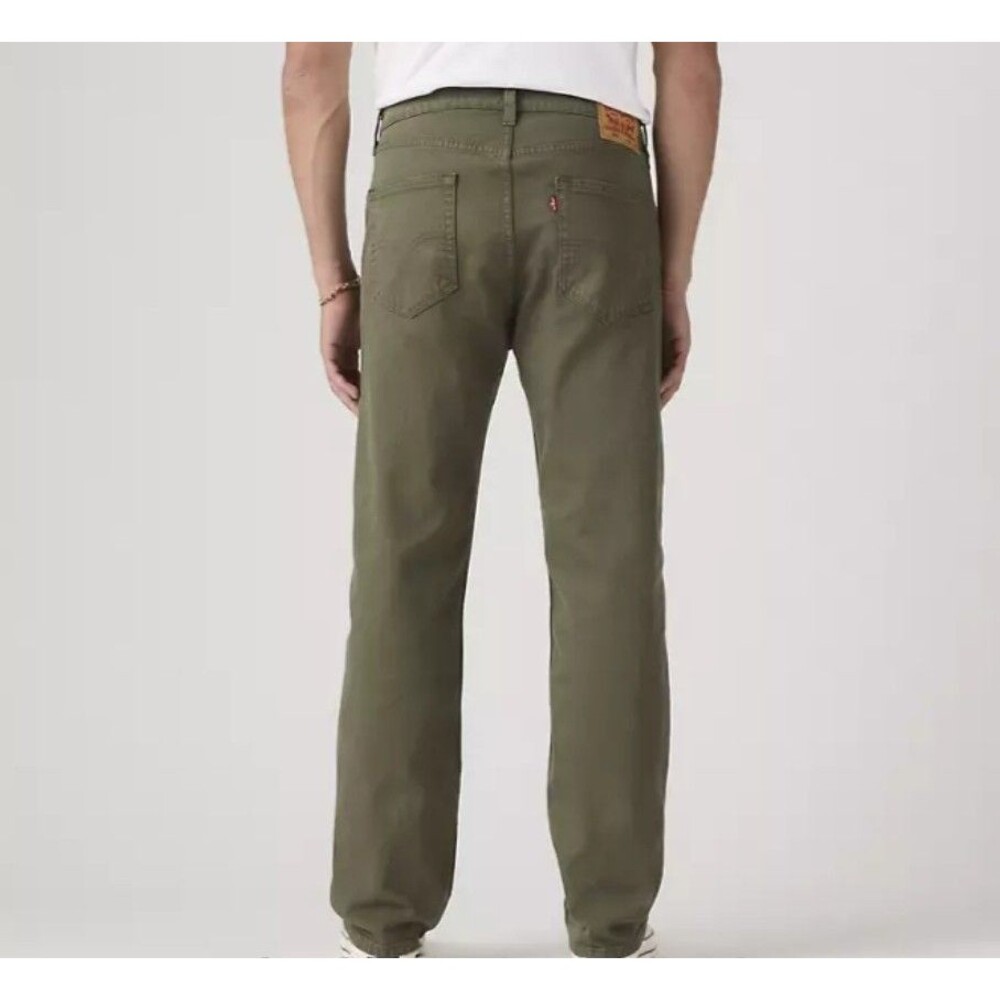 Levi's 505 Regular Fit Jeans Men's 38x32 Olive Green  Stretch Denim NWT $69.50 - Picture 3 of 10